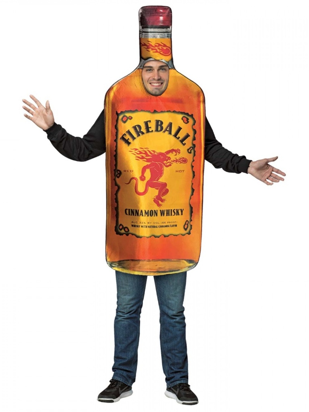 Fireball Bottle Costume